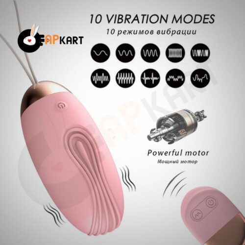 10 Speed Wireless Remote Control Bullet Egg Vibrator - Adults Product Kart