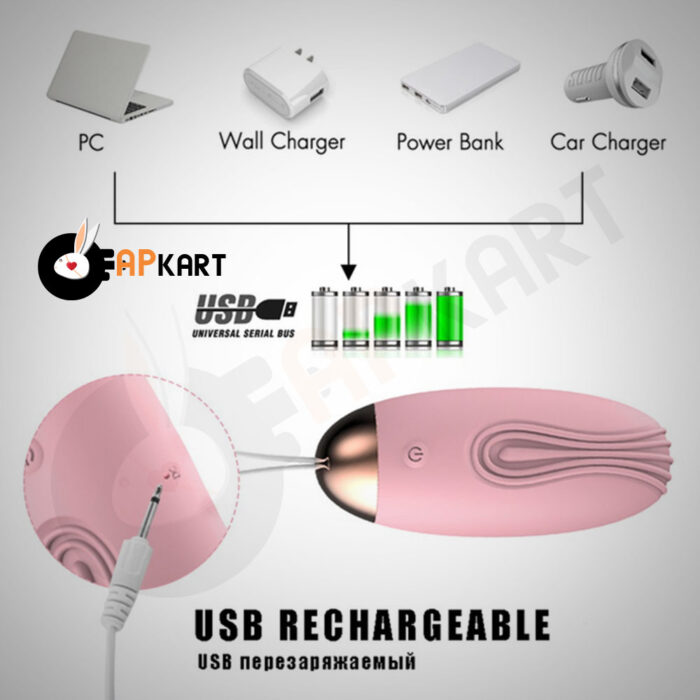 10 Speed Wireless Remote Control Bullet Egg Vibrator - Adults Product Kart - Image 7