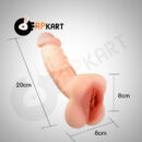 2 in 1 Realistic Dildo with Vagina Pussy Penis Sleeve - Adults Product Kart