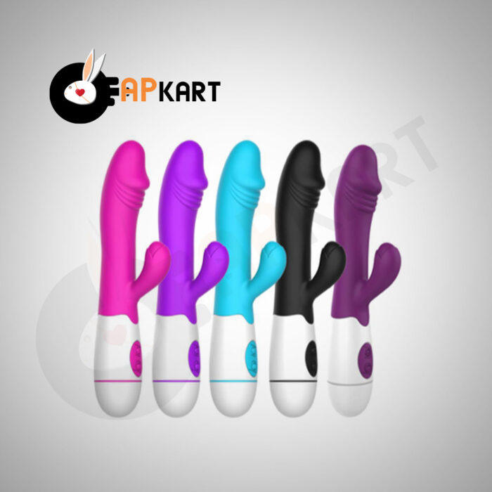 30 Speed Dick-Head Clit & Puss G Spot Rabbit Vibrator Dildo - Adults Product Kart - Image 4