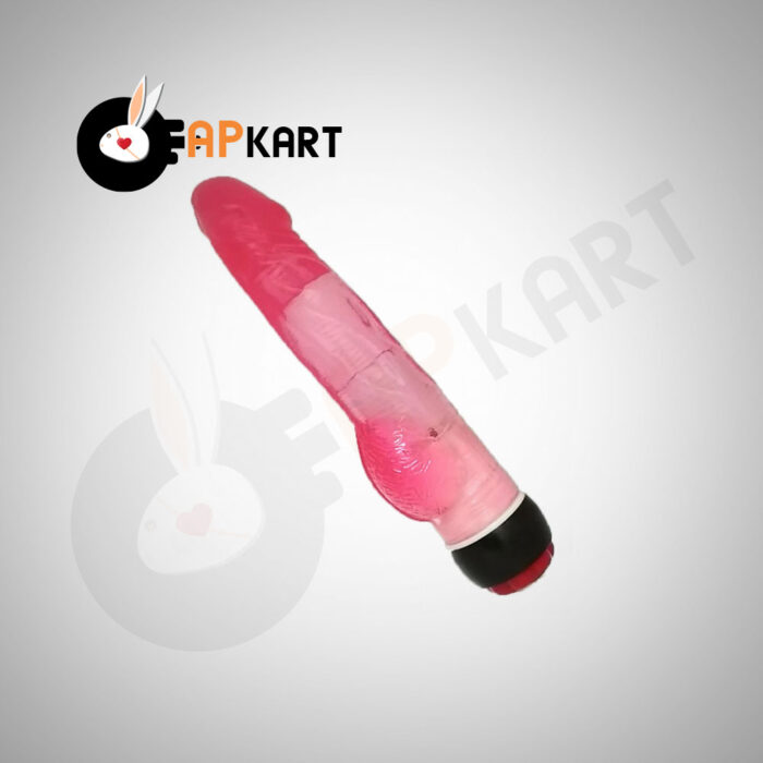 Flesh/Jelly Dildo Vibrator With Balls Women Sex Toy - Adults Product Kart - Image 2
