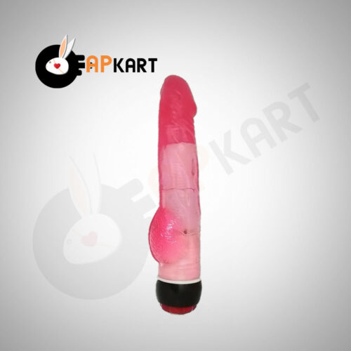 Flesh/Jelly Dildo Vibrator With Balls Women Sex Toy - Adults Product Kart