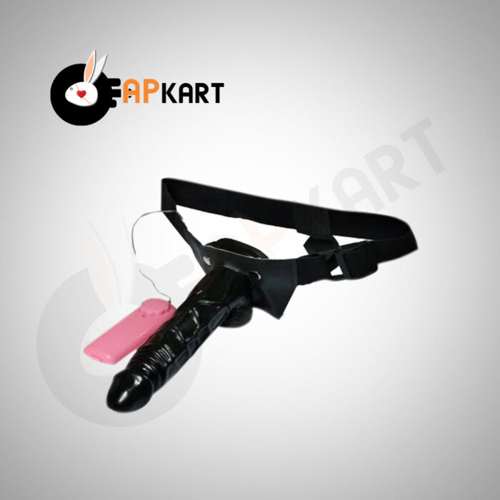Black StrapOn Dildo With Vibrator Men's Sex Toy - Adults Product Kart - Image 4