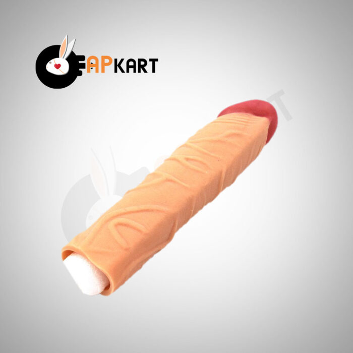 Reusable Penis Sleeve Extender Cock Enlarger Silicone Extension Condom Male Sex Toys - Adults Product Kart - Image 3