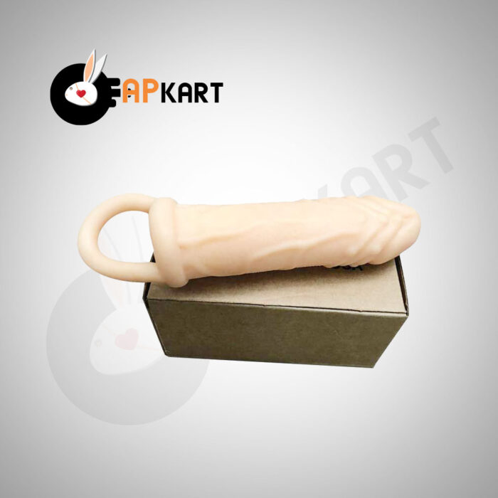 Flexible Soft Penis Sleeve With Cock Ring Men's Sex Toy - Adults Product Kart - Image 5