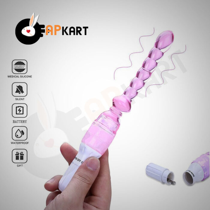Jelly Vibrator Long Beads Anal Plug Stick - Adults Product Kart - Image 2