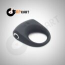 Lux Black Silicone Vibrator Cockring Men - Adults Product Kart