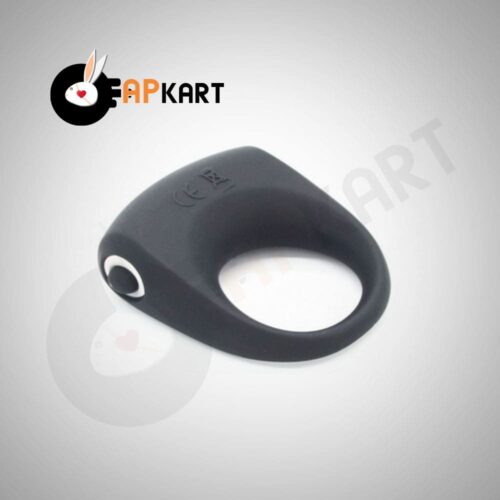 Lux Black Silicone Vibrator Cockring Men - Adults Product Kart