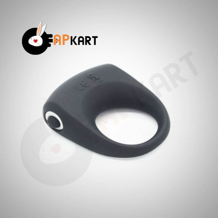 Lux Black Silicone Vibrator Cockring Men - Adults Product Kart