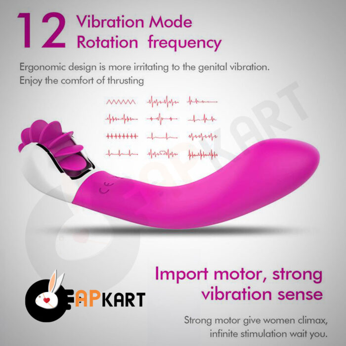 Licking Kiss 12 Speed Rotation Oral Sex Toy Tongue for Women - Adults Product Kart - Image 6