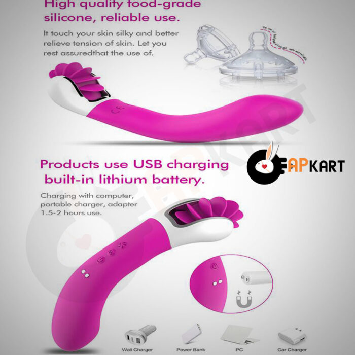 Licking Kiss 12 Speed Rotation Oral Sex Toy Tongue for Women - Adults Product Kart - Image 7