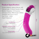 Licking Kiss 12 Speed Rotation Oral Sex Toy Tongue for Women - Adults Product Kart