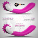 Licking Kiss 12 Speed Rotation Oral Sex Toy Tongue for Women - Adults Product Kart
