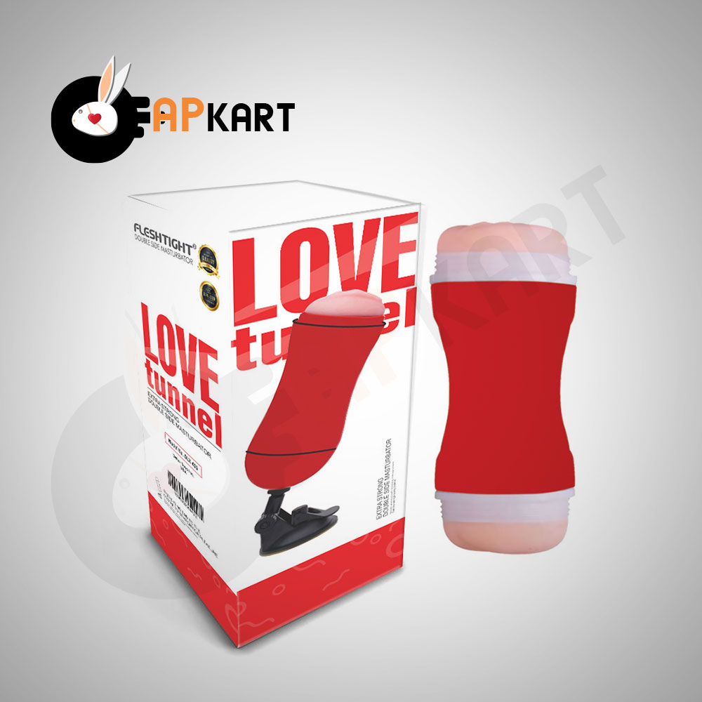 Love Tunnel 2 Side Mouth and Pussy Masturbator Fleshlight - Adults Product Kart