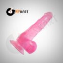 Transparent Pink Jelly Dildo Women Sex Toy - Adults Product Kart