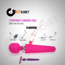Rechargeable Wand Massager With 10 Vibration Modes - Adults Product Kart