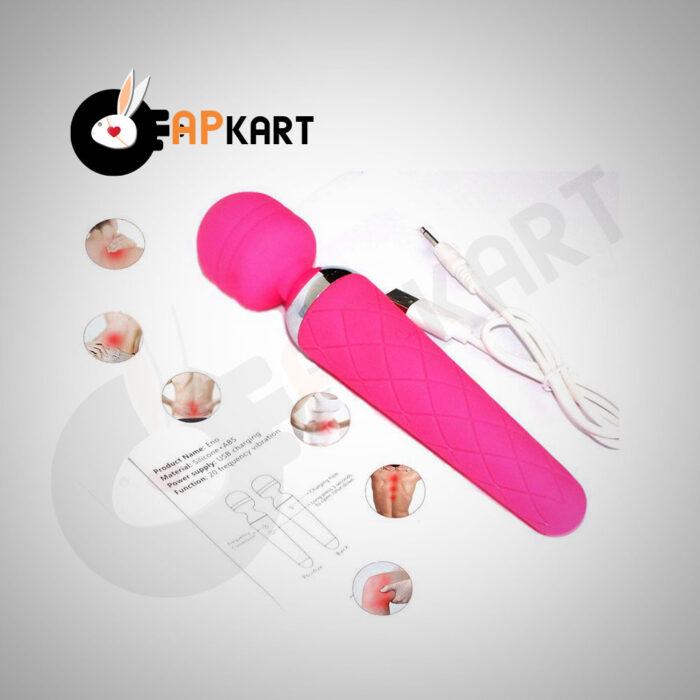 Rechargeable Wand Massager With 10 Vibration Modes - Adults Product Kart - Image 3