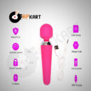 Rechargeable Wand Massager With 10 Vibration Modes - Adults Product Kart