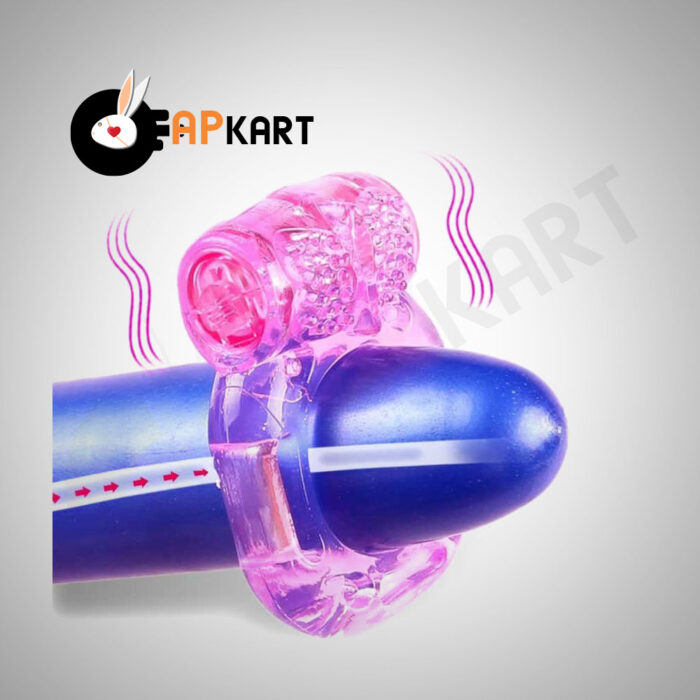 Silicone Delay Vibrating Cock Ring Men's Sex Toy - Adults Product Kart