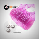 Silicone Delay Vibrating Cock Ring Men's Sex Toy - Adults Product Kart