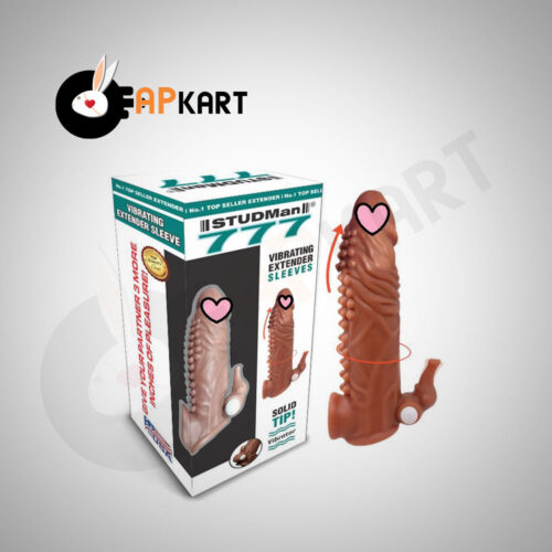 STUDMan 777 Vibrating Extender Sleeve - Adults Product Kart