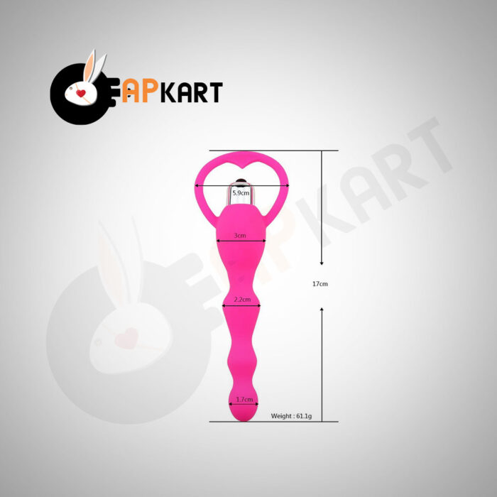 Soft Silicone Anal Beads Vibrator for Women - Adults Product Kart - Image 4