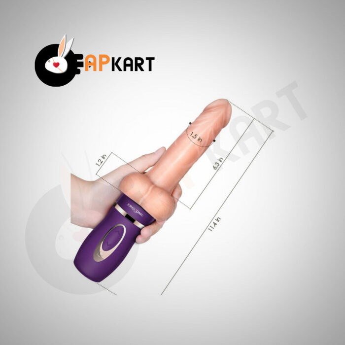 Thrusting Dildo Vibrator with Heating Function - Adults Product Kart - Image 6