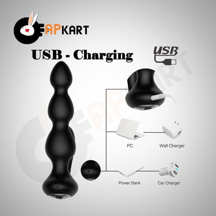 Tower Anal Vibrator Butt Plug Prostate Wireless Massager - Adults Product Kart - Image 4