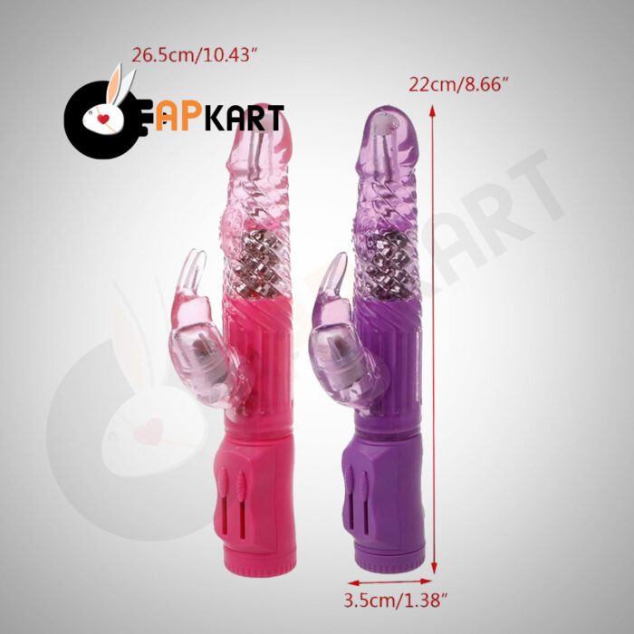 Transparent Jack Rabbit Vibrator - Adults Product Kart - Image 4