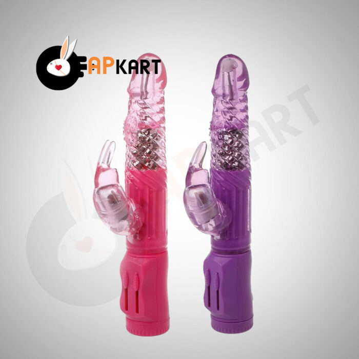 Transparent Jack Rabbit Vibrator - Adults Product Kart