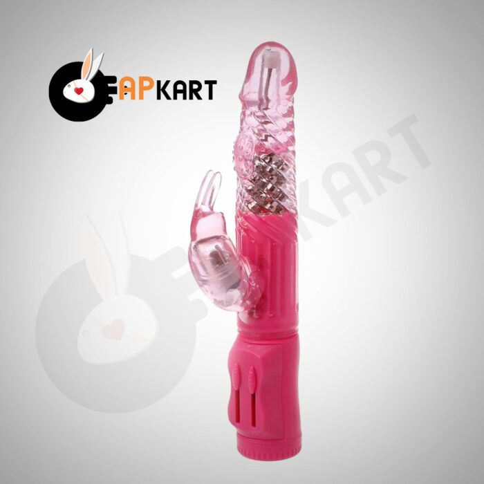 Transparent Jack Rabbit Vibrator - Adults Product Kart - Image 5