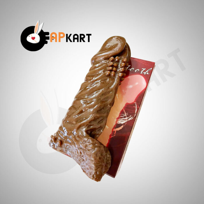 Silicone Thick Chocolate Penis Sleeve Male Sex Toy - Adults Product Kart - Image 3