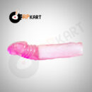 Reusable Pink Penis Sleeve Extender Cock Enlarger Silicone Extension Condom Male Sex Toys - Adults Product Kart