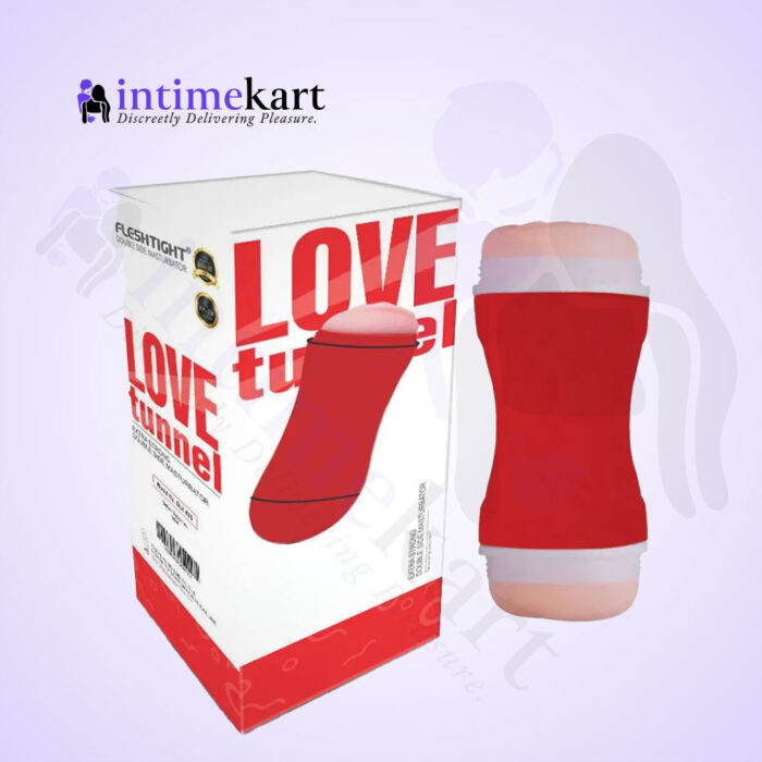 Love Tunnel 2-in-1 masturbator with mouth and pussy for men