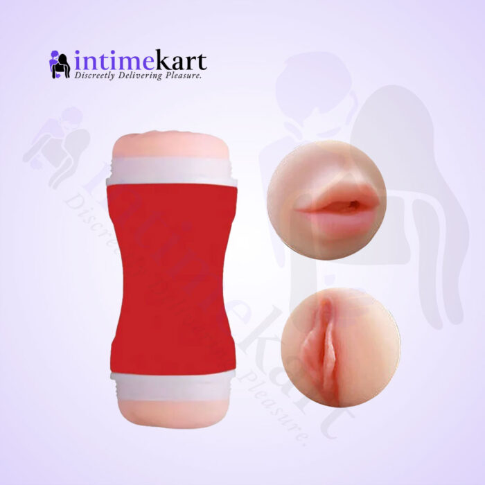 Love Tunnel 2-in-1 masturbator with mouth and pussy for men