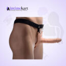 Silicone hollow strap-on dildo – adult toy for couples in India