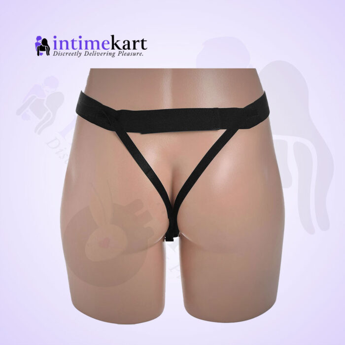 Silicone hollow strap-on dildo – adult toy for couples in India