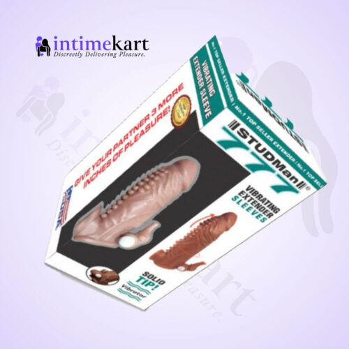 StudMan 777 vibrating extender sleeve – sex toy for men in India