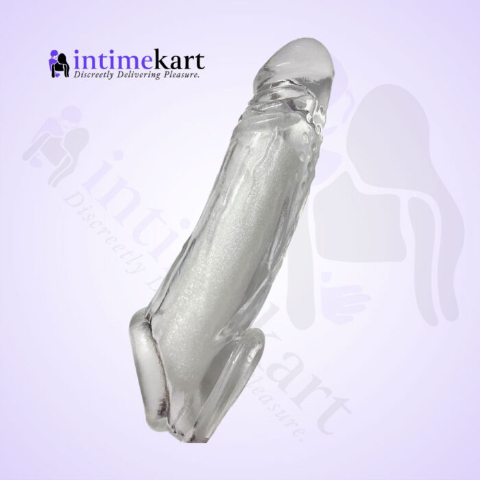 Studman reusable transparent penis sleeve – sex toy for men in India