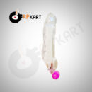 Male Shark Transparent Penis Extender Vibrator Soft Reusable Condom Sleeve - Adults Product Kart